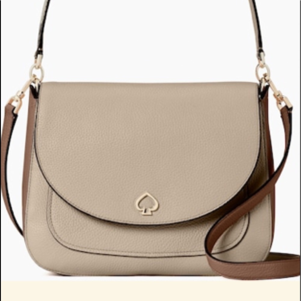 Kate Spade Gray/Taupe Crossbody Bag